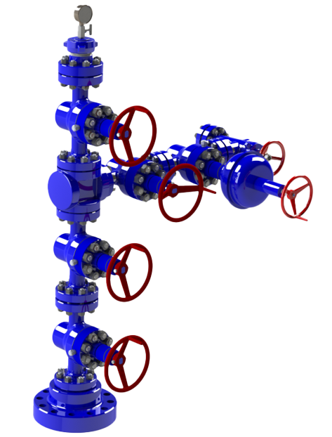 Production Tree 3D Rendering