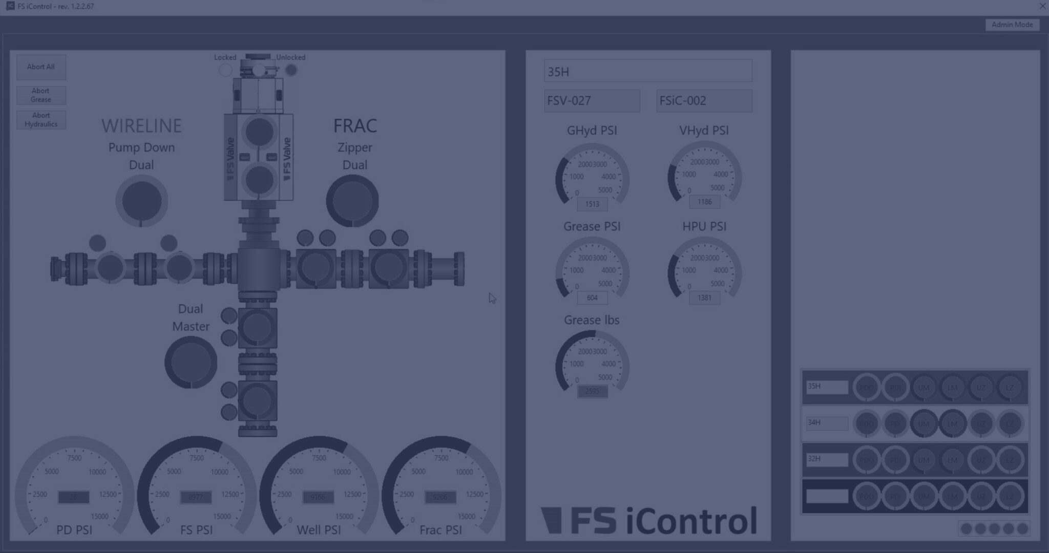 Freedom Series iControl dashboard
